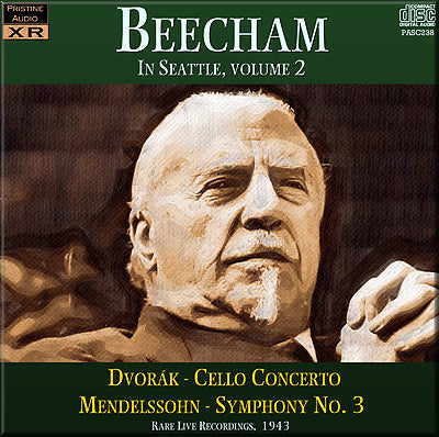 BEECHAM in Seattle, Volume 2: Dvořák and Mendelssohn (1943) - PASC238 - CD