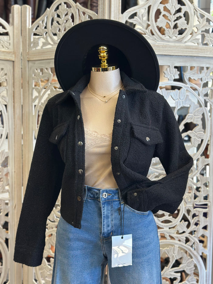 Black Sherpa Jacket