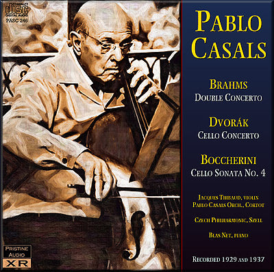 CASALS plays Brahms, Dvorák and Boccherini (1929/37) - PASC246 - CD
