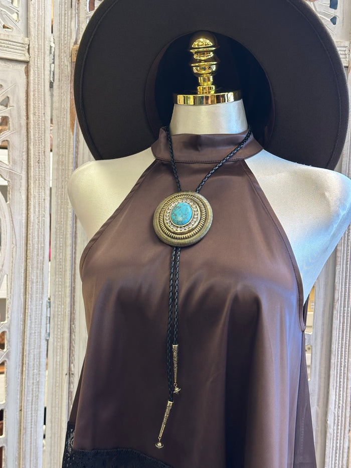 Circular Stone Necklace