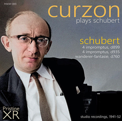CURZON plays Schubert (1941-52) - PAKM089 - CD