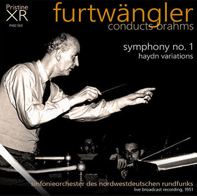 FURTWÄNGLER Brahms: Symphony No. 1, Haydn Variations (1951) - PASC563 - CD