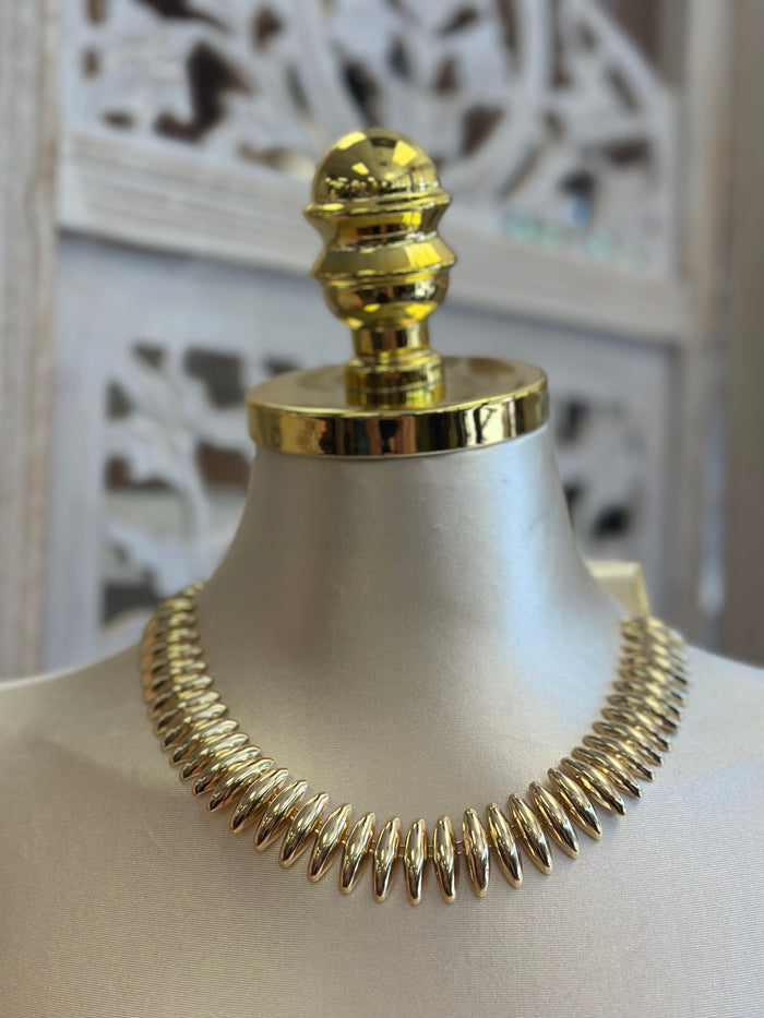 Gold Opal Necklace