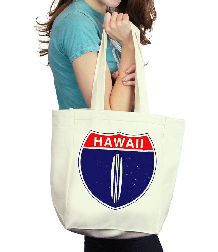 Hawaii Hwy 1 Tote Bag