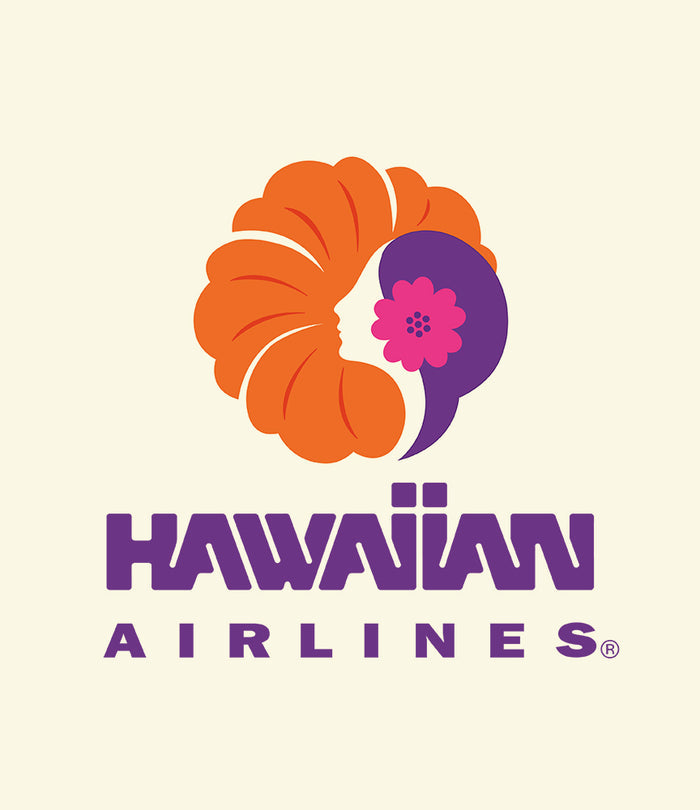 Hawaiian Airlines Vintage Heritage Logo T-Shirt