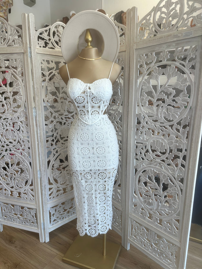Eyelet Corset Set