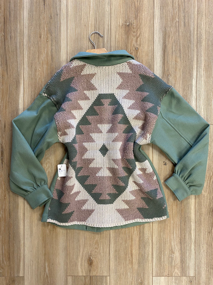 Printed Back Jacket