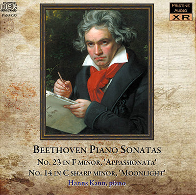KANN Beethoven: Appassionata and Moonlight Sonatas (1952) - PAKM033 - CD