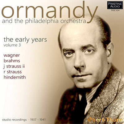 ORMANDY and The Philadelphia Orchestra - The Early Years ∙ Volume 3 (1937-41) - PASC634 - CD