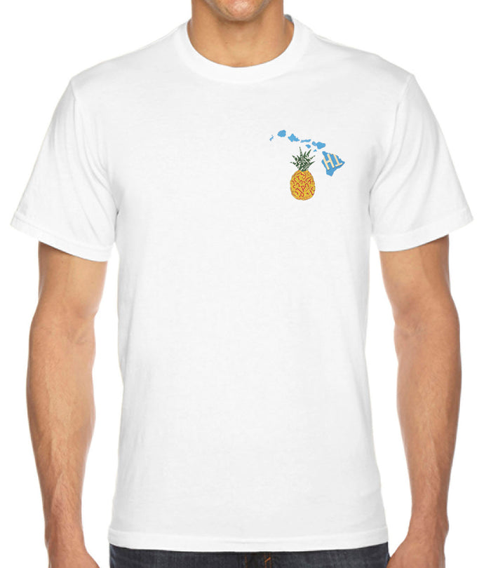 Pineapple License Plate Men's T-Shirt
