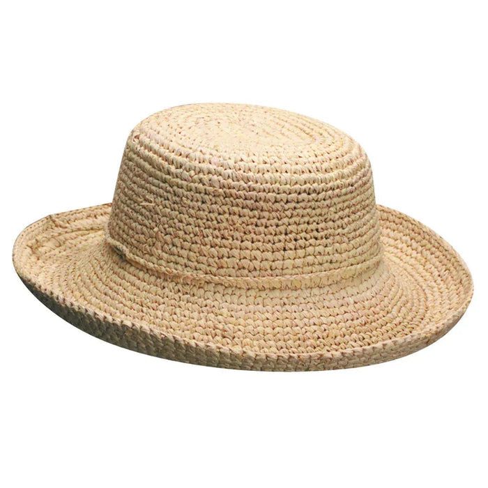 Scala Beaufort (PETITE) - Crocheted Straw Sun Hat - Hatcountry