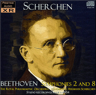 SCHERCHEN Beethoven: Symphonies 2 and 8 (1954) - PASC198 - CD