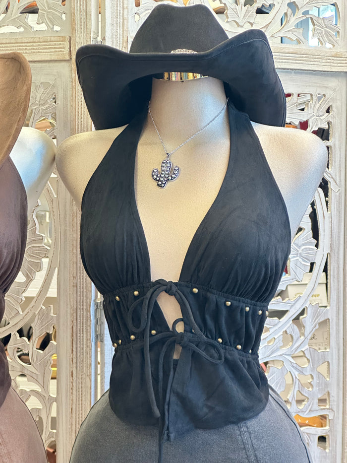 Tiered Studded Top - Estira, Stretchy
