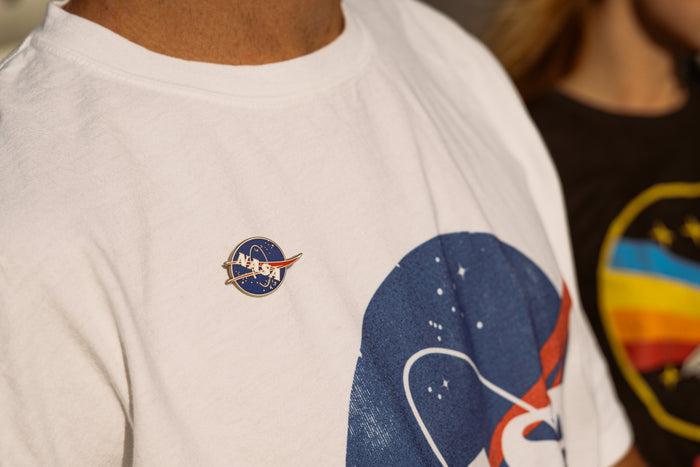 Vintage NASA Meatball Pin