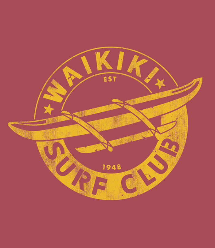 Waikiki Surf Club 48 T-Shirt