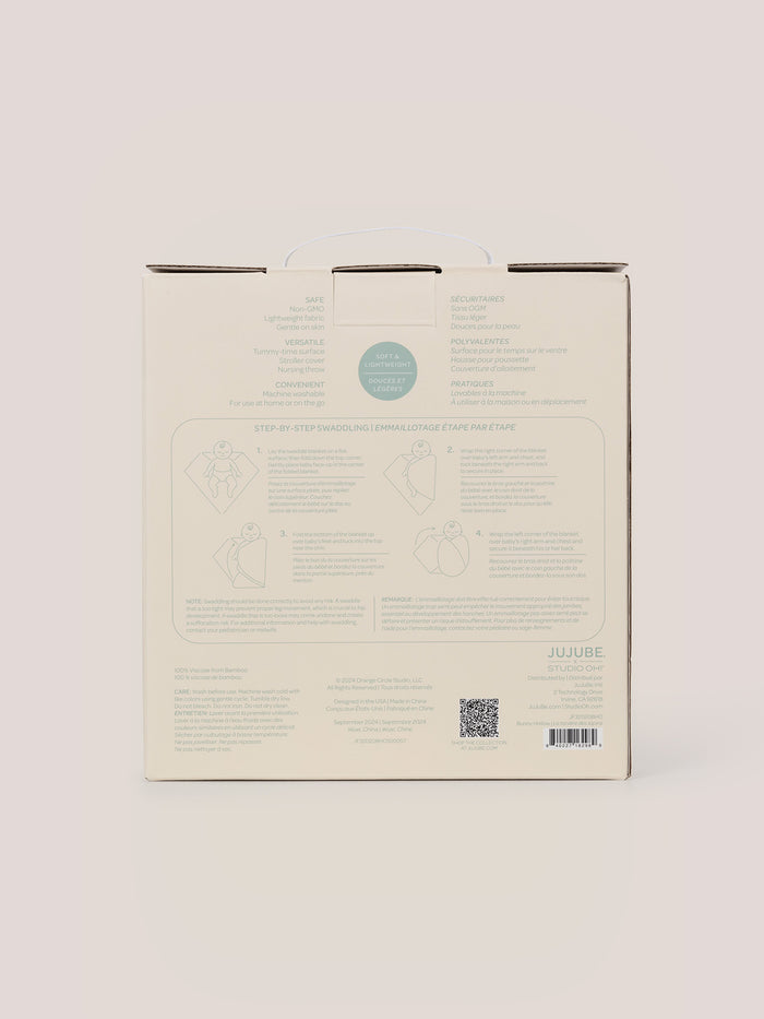 2-Pack Square Swaddle Blanket Set - Bunny Hollow