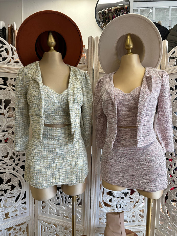 3 Piece Skort Set