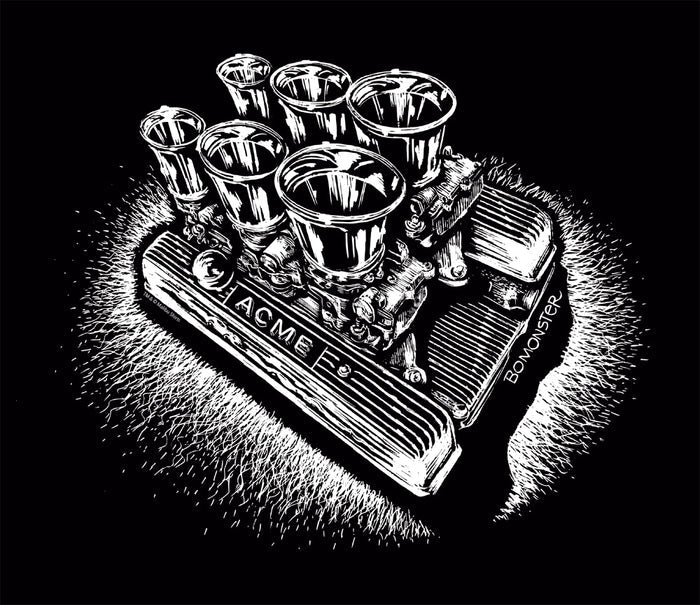 Acme Speed Shop Nailhead T-Shirt