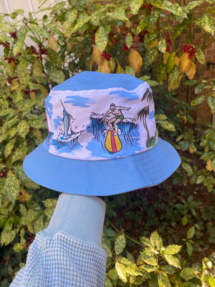 Aloha Hawaii 50th State Retro Bucket Hat