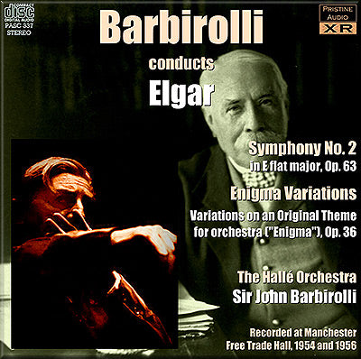 BARBIROLLI conducts Elgar Symphony 2, Enigma Variations (1954/56) - PASC337 - CD