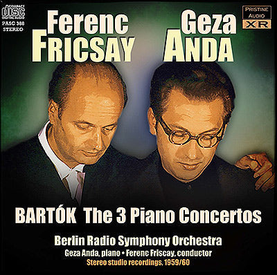 BARTOK The Three Concertos for Piano and Orchestra (1959/60) - PASC388 - CD