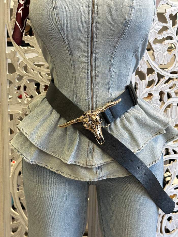 Black Bullhead Western Belt