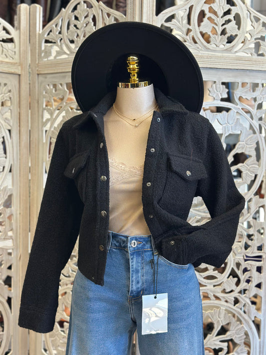 Black Sherpa Jacket