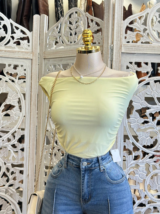 Boatneck Fitted Top - Estira, Stretchy