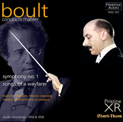 BOULT Mahler: Songs of a Wayfarer - Symphony No. 1 (1950/1958) - PASC763 - CD