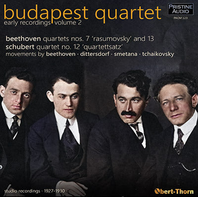 BUDAPEST QUARTET Early Recordings, Vol.2 (1927-30) - PACM123 - CD