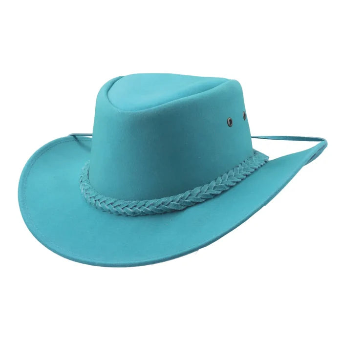 Bullhide Bright Spark - Women's Suede Leather Outback Hat
