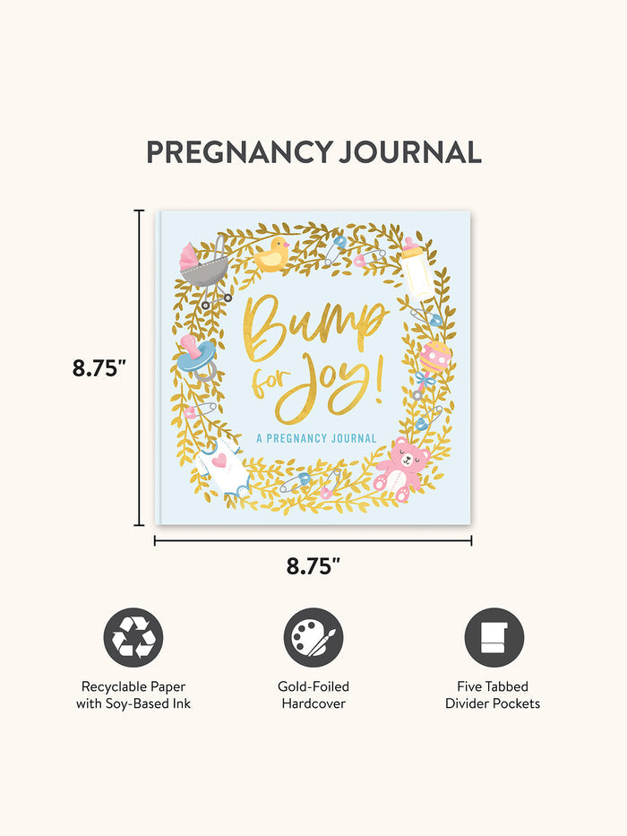 Bump For Joy Guided Journal (Blue)