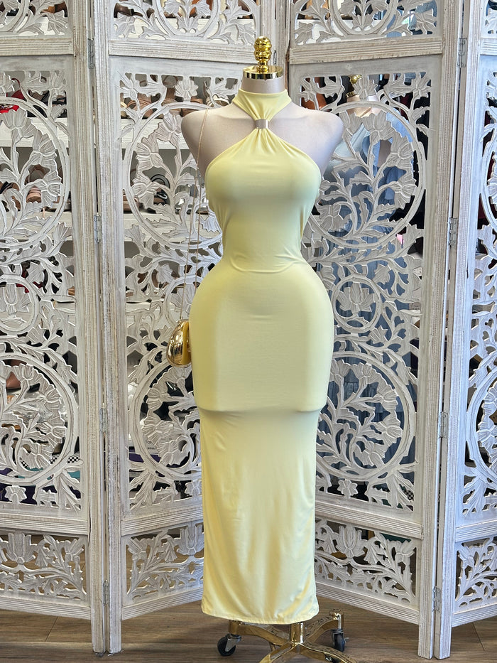 Butter Cinched Midi Dress -Estira, Stretchy