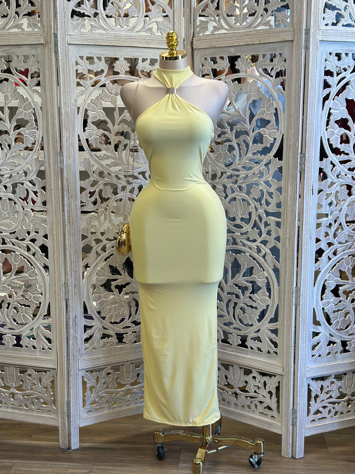 Butter Cinched Midi Dress -Estira, Stretchy