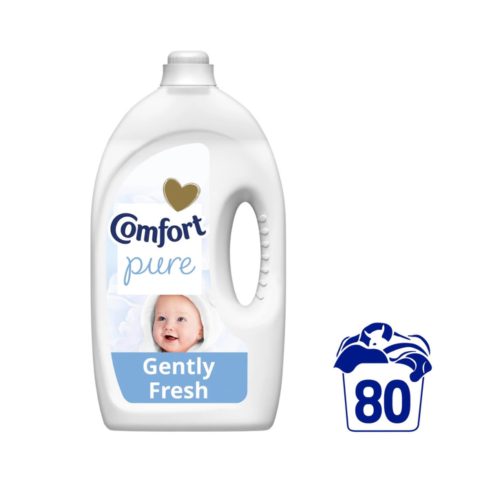 Comfort Fabric Conditioner Pure Gently Fresh Sensitive Skin 80 Washes 2490ml
