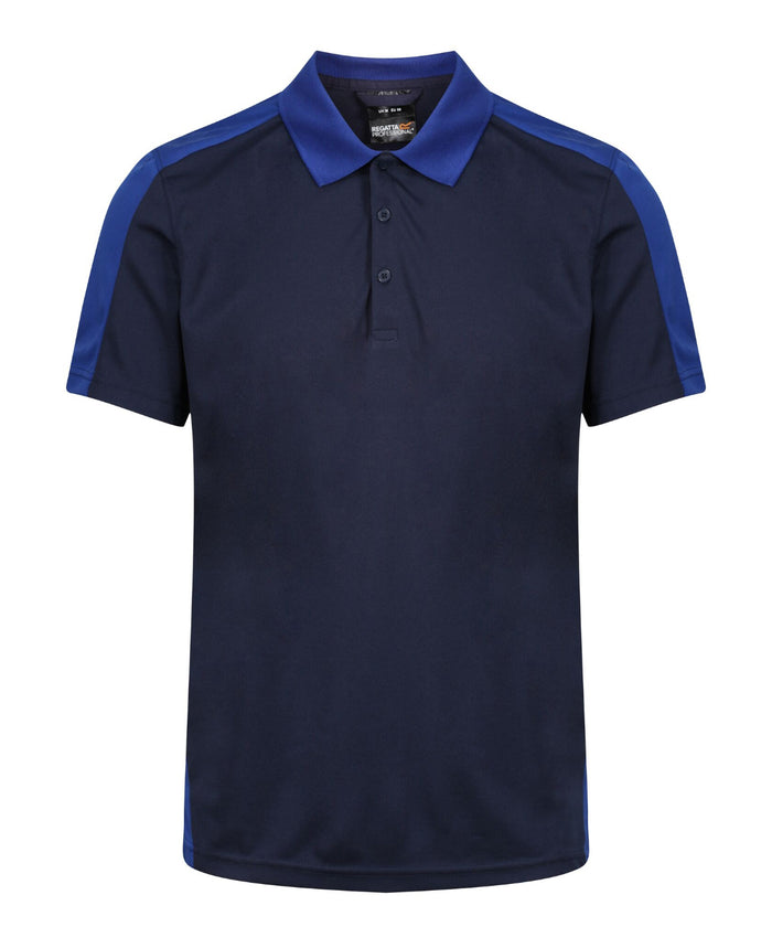 Contrast wicking polo