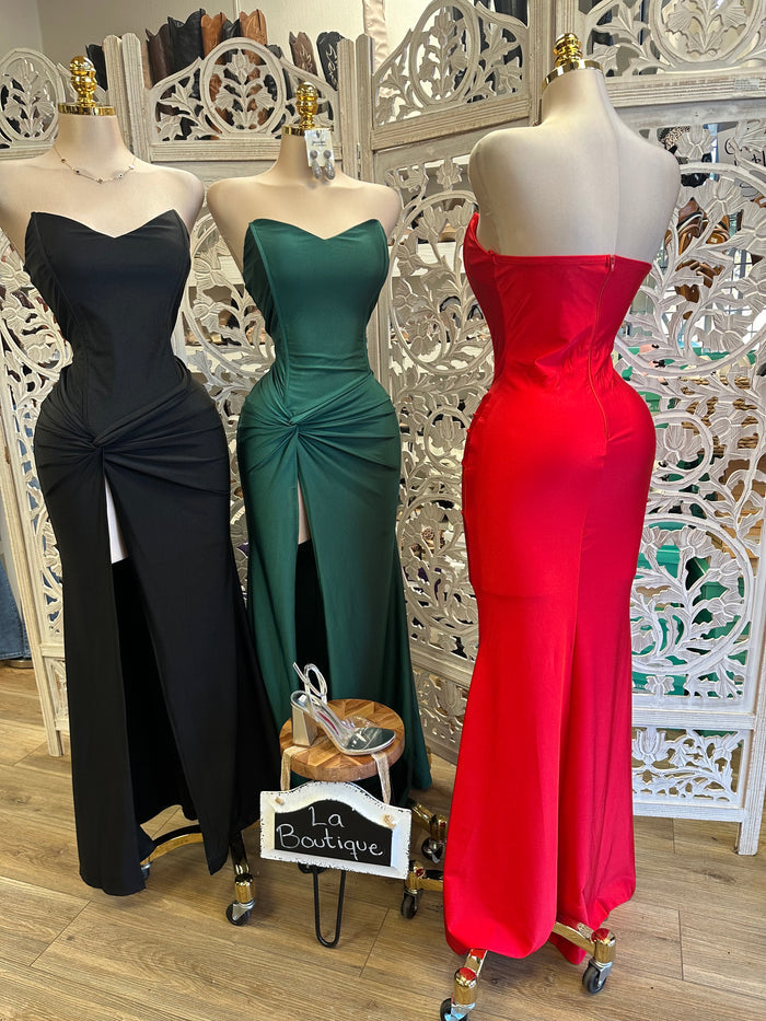 Corset Knotted Gown- Stretchy,Estira