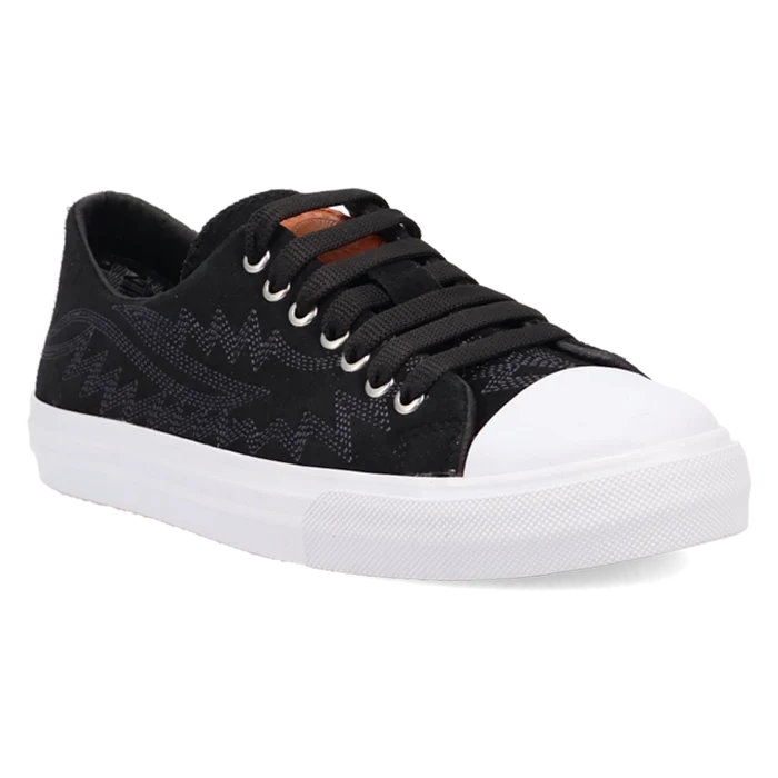 Dingo Campus - Women's Suede Leather Sneakers