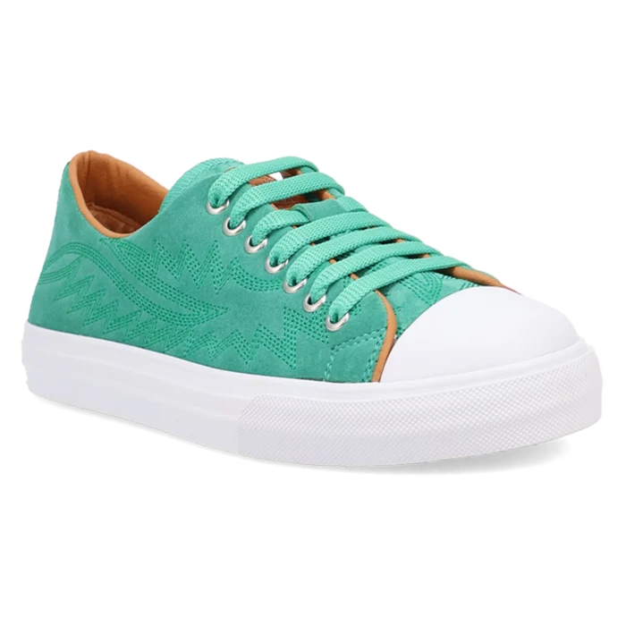 Dingo Campus - Women's Suede Leather Sneakers