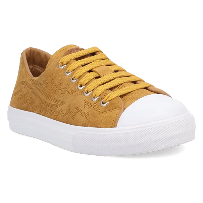 Dingo Campus - Women's Suede Leather Sneakers