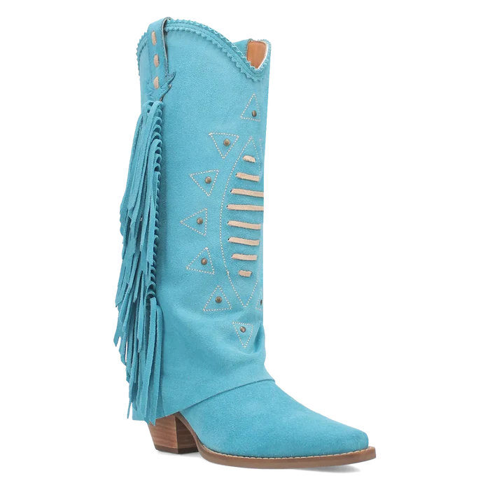 Dingo Spirit Trail  - Women's Suede Leather Cowgirl Boots