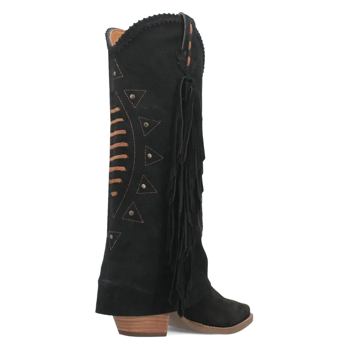 Dingo Spirit Trail  - Women's Suede Leather Cowgirl Boots
