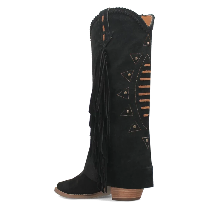 Dingo Spirit Trail  - Women's Suede Leather Cowgirl Boots