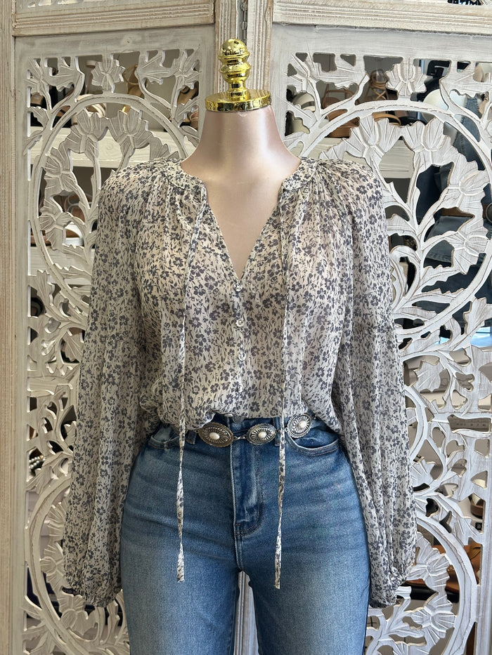 Ditsy Floral Blouse