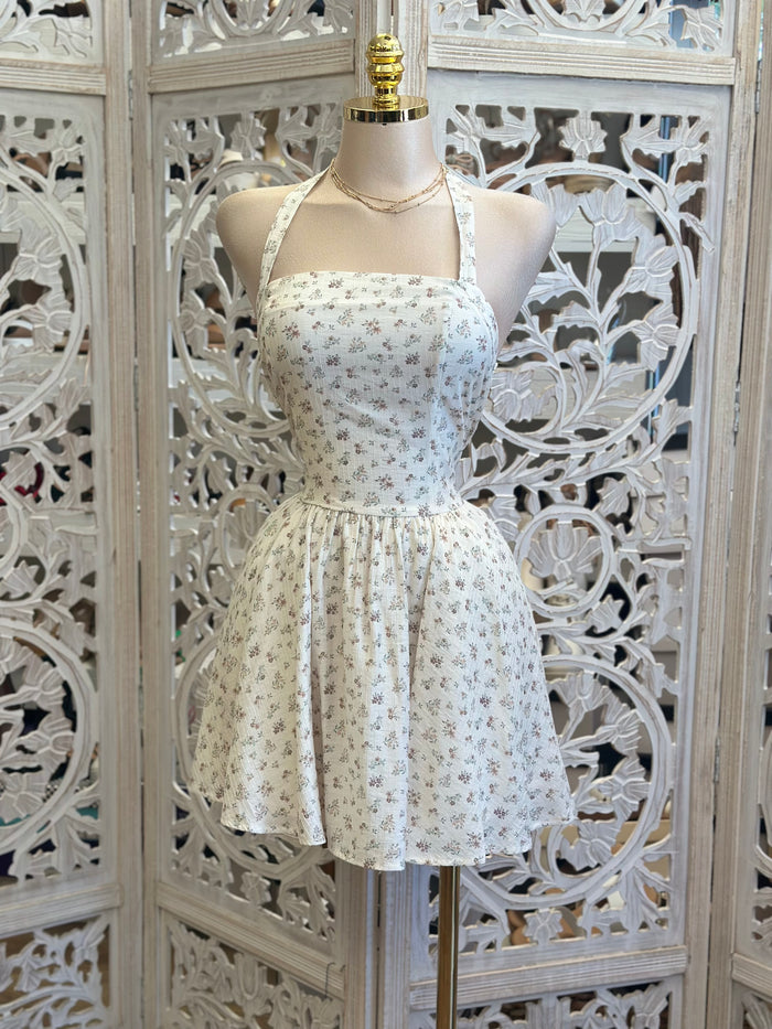 Ditsy Floral Mini Dress - Estira, Stretchy