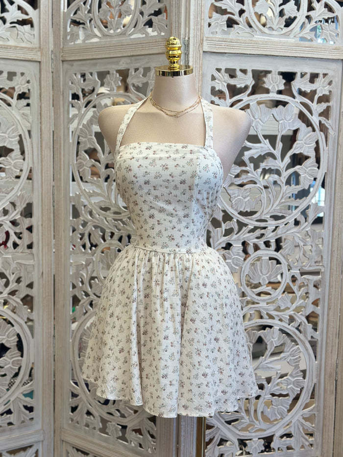 Ditsy Floral Mini Dress - Estira, Stretchy