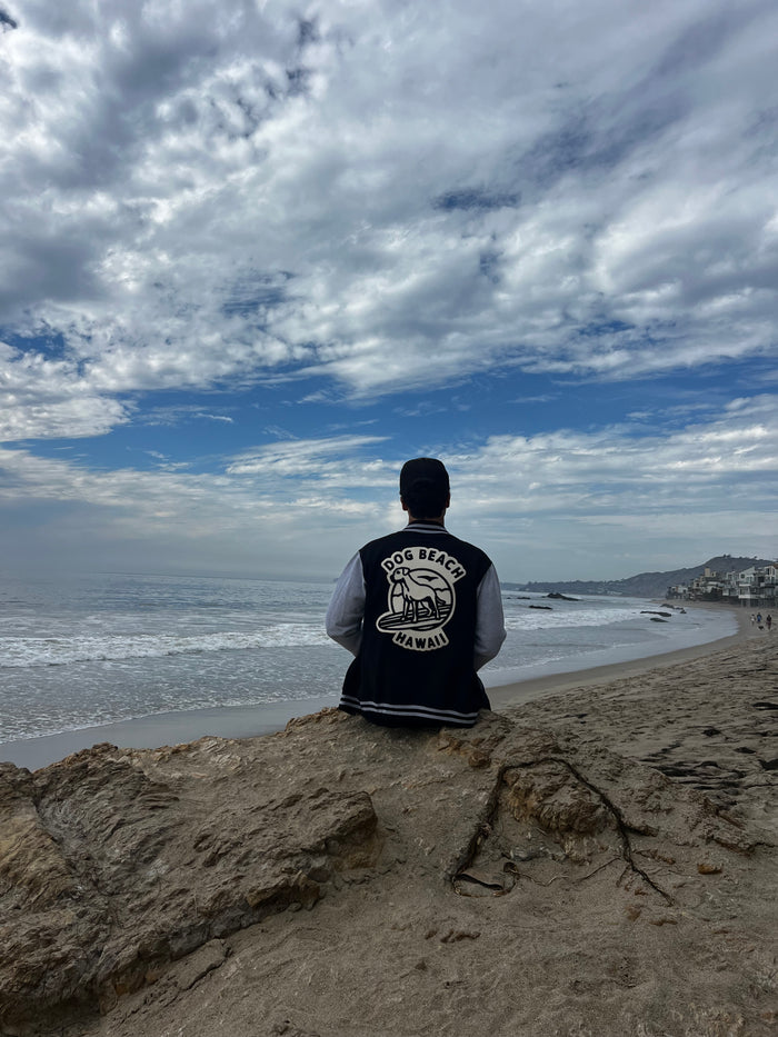Dog Beach Letterman Jacket