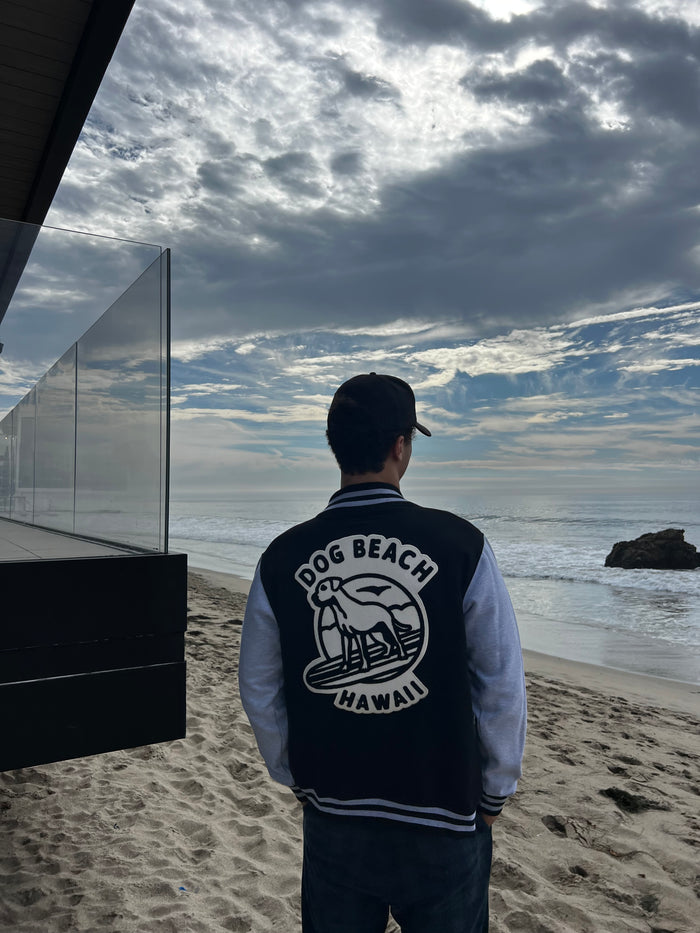 Dog Beach Letterman Jacket