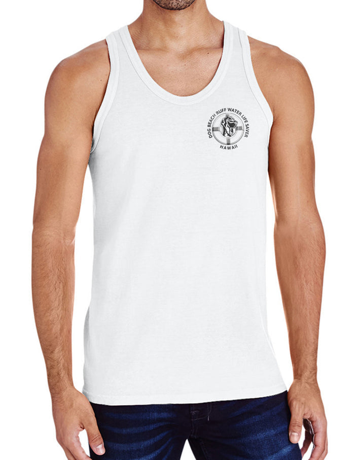 Dog Beach Ruff Water Life Saver Men's Tank Top