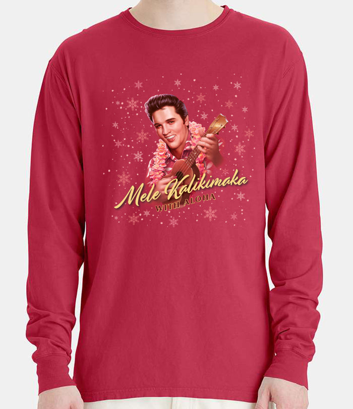 Elvis 61 Christmas Long Sleeve T-Shirt